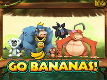 Играть бесплатно в игровой автомат Go Bananas! в онлайн казино Вулкан